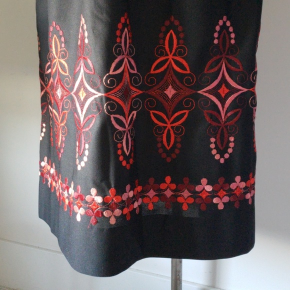 1960s/70s Embroidered  Festival Berkshire Dress - Picture 3 of 8